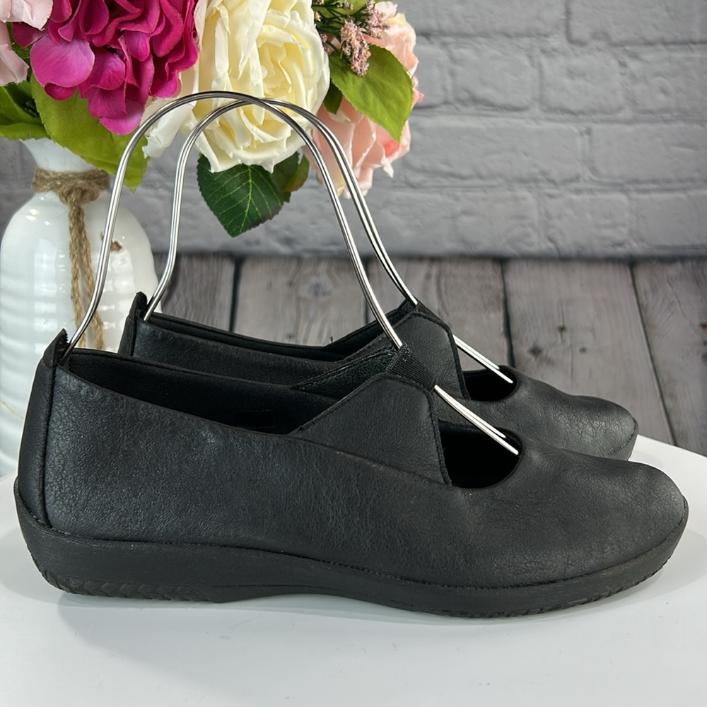 A’RCIPEDICO ITATIAIA Made in PORTUGAL Black Lightweight Slip On Mary Jane Flats - Picture 5 of 17